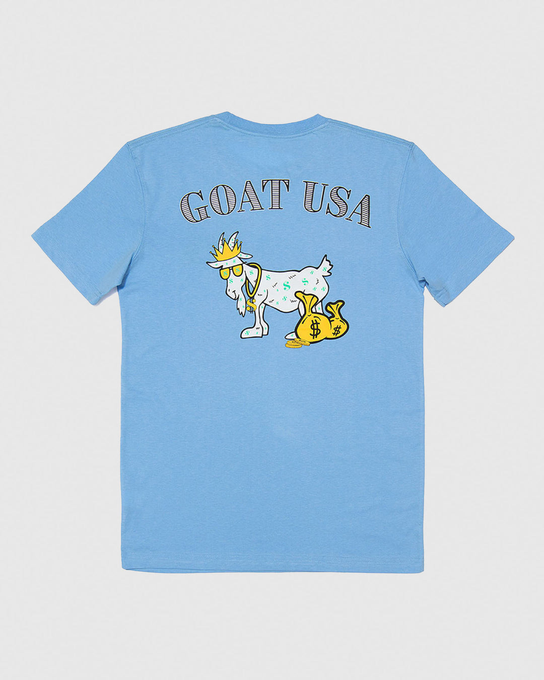 Back of Carolina Blue Cash Money T-Shirt#color_carolina-blue