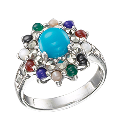 Marcasite jewelry ring HR0343 O 1