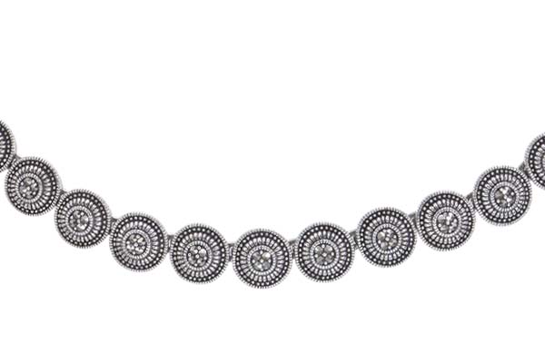 Marcasite Jewelry Necklace-NE0632-MAC