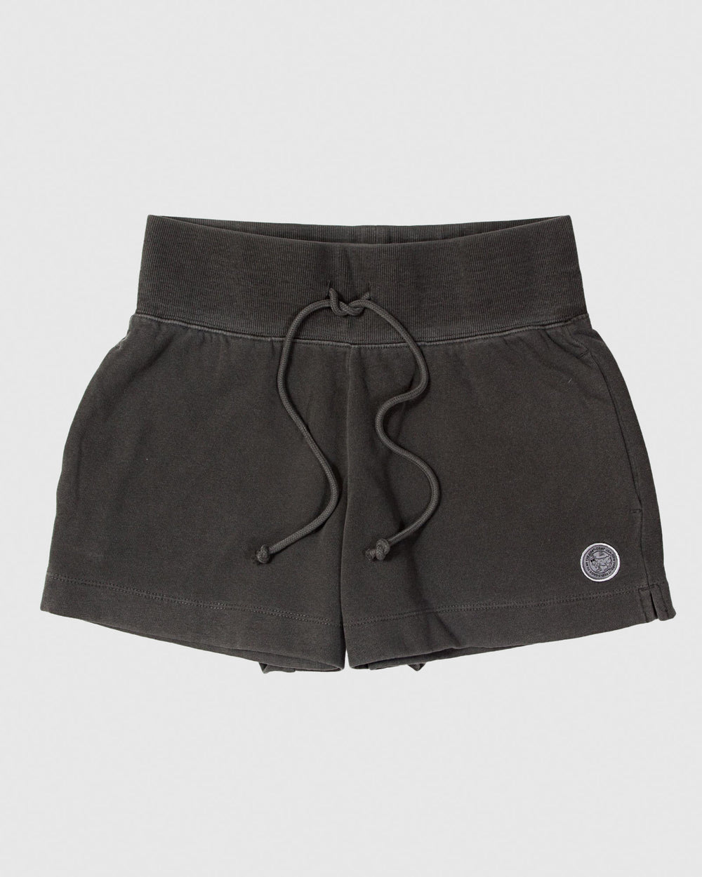 Front of pepper-colored women's sweat shorts#color_pepper